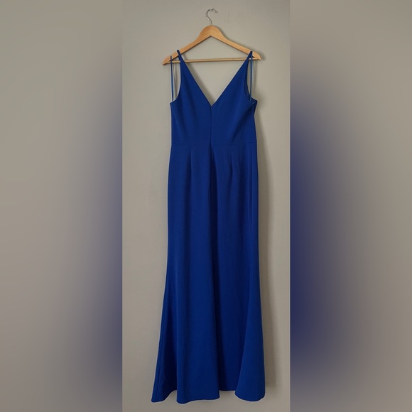 NWT!!! BHLDN Stella Sleeveless V-Neck Stretch Crepe Maxi Dress - Picture 4 of 6